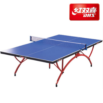 DHS红双喜 TM3188 乒乓球台乒乓球桌 室内家用折叠标准移动比赛